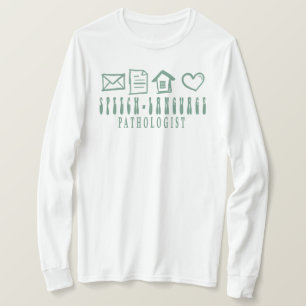 Camiseta Camisas patólogas del lenguaje del habla, terapia 