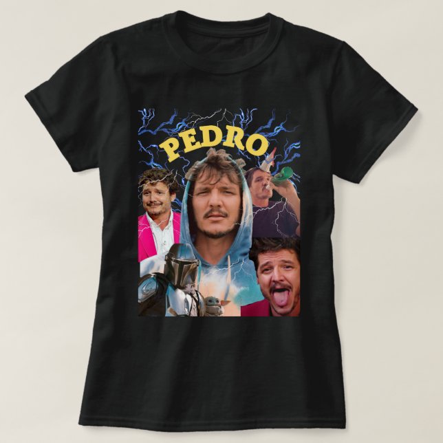 Camiseta Camisas PEDRO PASCAL, (Diseño del anverso)