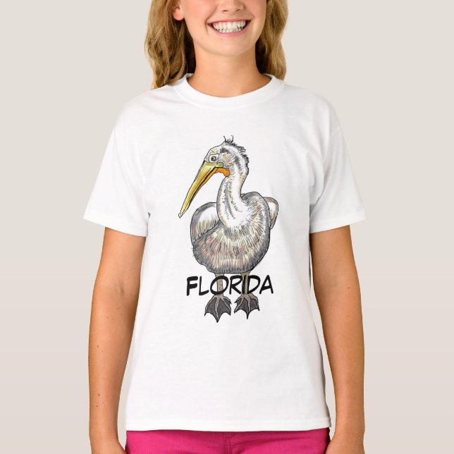 Camiseta Camisas pelícanas de Florida (Anverso)