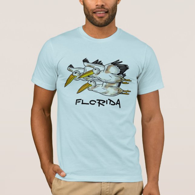 Camiseta Camisas pelícanas de Florida (Anverso)
