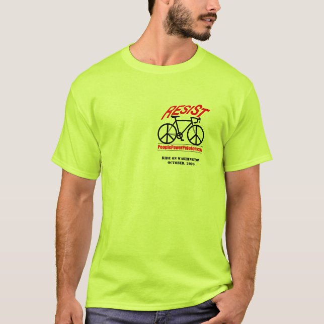 Camiseta Camisas PeoplePowerPeloton ‘RESIST’2 (Anverso)