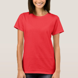 Camiseta Camisas pequeñas de las damas de langosta rojas