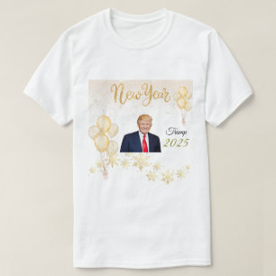 Camiseta Camisas personalizados Feliz Año Nuevo
