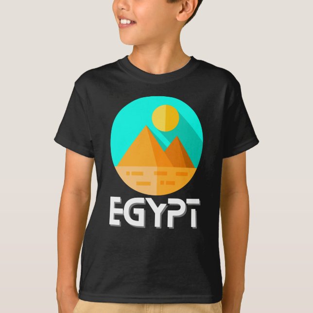 Camiseta Camisas pirámides de Egipto (Anverso)