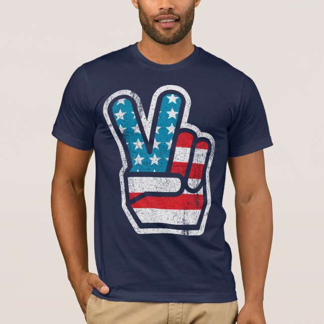Camiseta Camisas por la Paz para los Estados Unidos (Anverso)