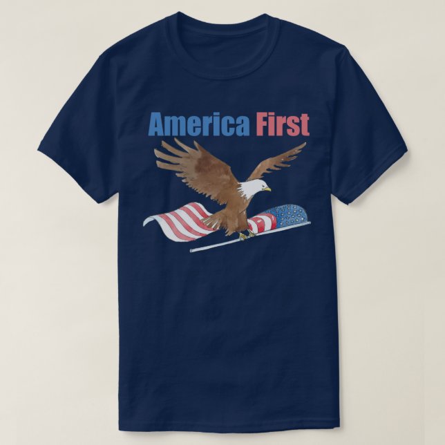 Camiseta Camisas primero de Estados Unidos (Diseño del anverso)