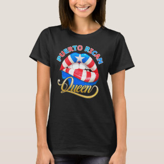 Camiseta Camisas puertorriqueñas Chicas Bandera de Puerto R