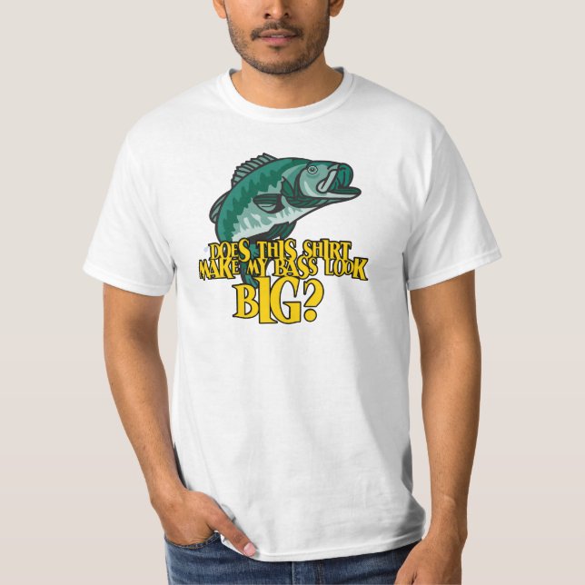 Camiseta Camisas que hacen que mi trasero parezca pesca div (Anverso)