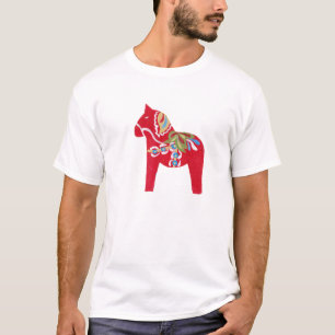 Camiseta Camisas Red Dala Horse