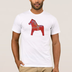 Camiseta Camisas Red Dala Horse
