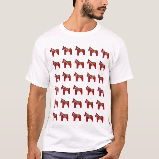 Camiseta Camisas Red Dala Horse (Anverso)