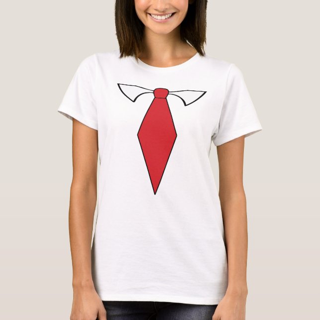 Camiseta Camisas Red Tie (Anverso)