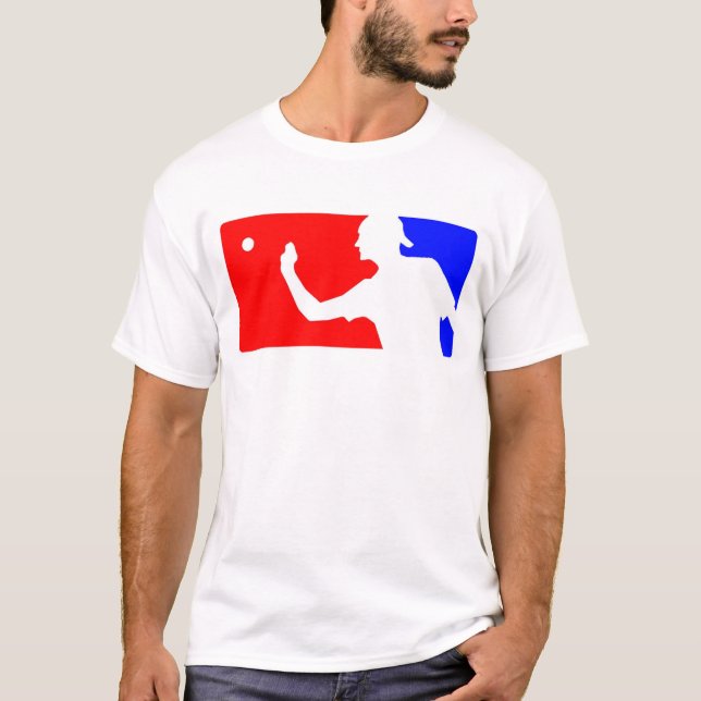Camiseta Camisas Red, White y Blue Beer Pong (Anverso)