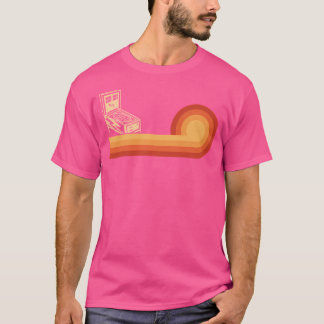 Camiseta Camisas Retro Clásica De Pinball Para Hombres De A
