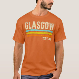 Camiseta Camisas retro de Glasgow Scotland