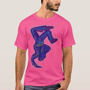 Camiseta Camisas Retro Hip Hop Breakdance.