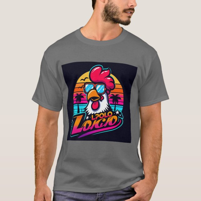 Camiseta Camisas Retro Loco (Anverso)
