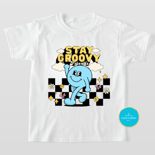 Camiseta Camisas retro para niños   Stay Groovy T-Shirt