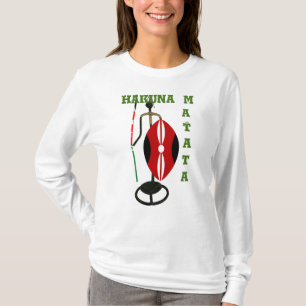 Camiseta Camisas retro rayadas de los niños de Hakuna Matat
