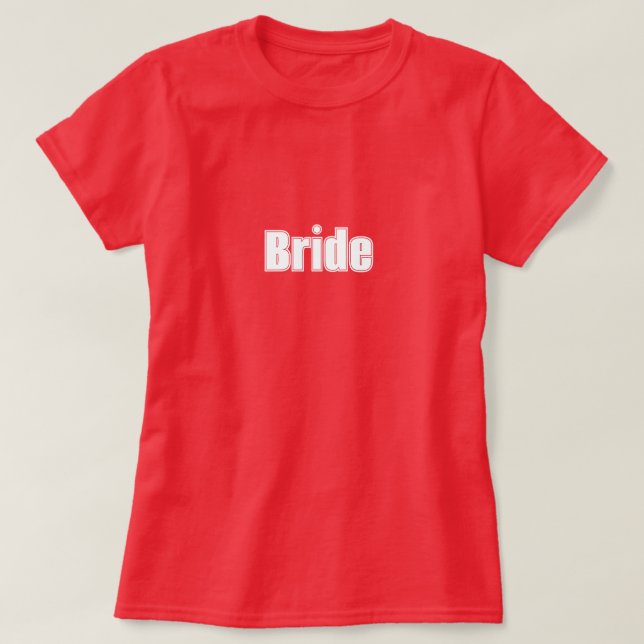 Camiseta Camisas Rojas Bride (Diseño del anverso)
