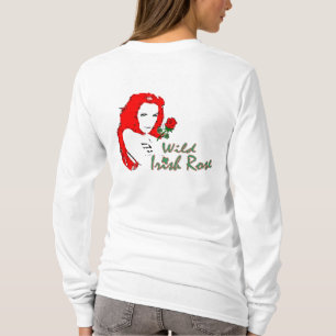 Camiseta Camisas Rosas irlandesas silvestres encapuchadas