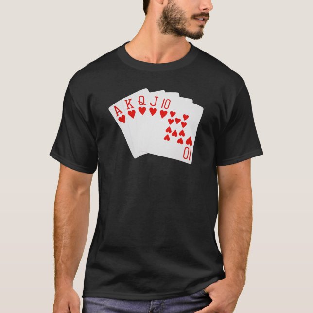 Camiseta Camisas Royal Flush (Anverso)