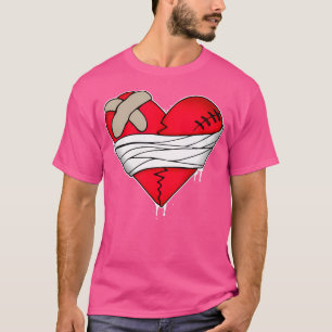 Camiseta Camisas sin corazón rotas sin amor Retro H
