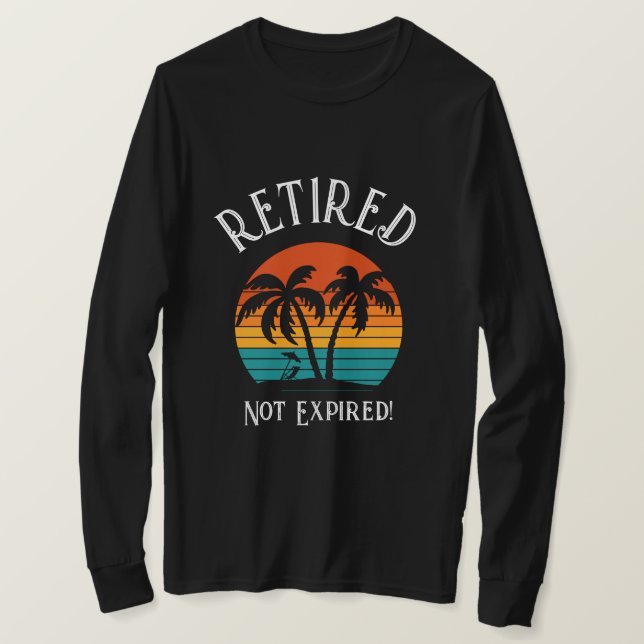 Camiseta Camisas solares divertidas de los hombres retirado (Anverso del diseño)