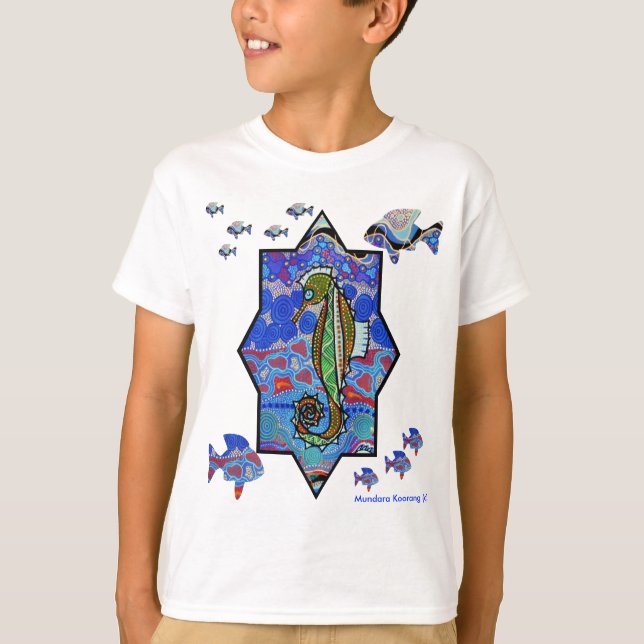 Camiseta Camisas soñadoras de caballito de mar (Anverso)