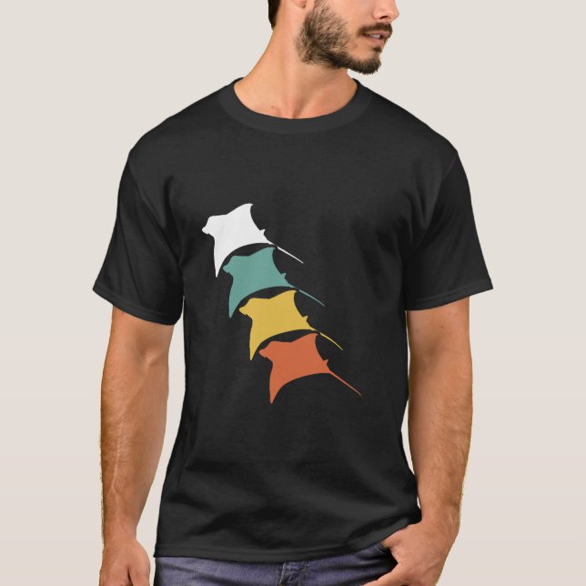 Camiseta Camisas Stingrays Retro Vintage Long Sleeve (Anverso)