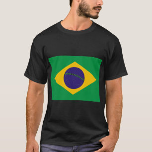 Camiseta Camisas suaves de la bandera de Brasil