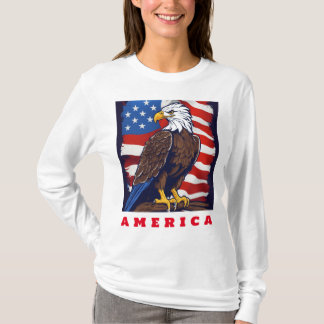 Camiseta Camisas suaves de la Voz de Estados Unidos para la