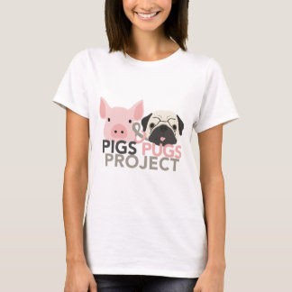 Camiseta Camisas suaves del proyecto de cerdos y cerdas par