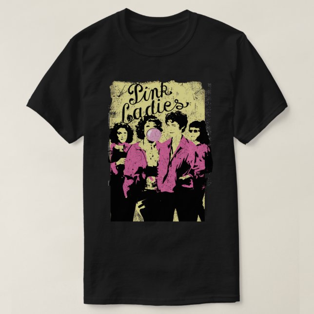 Camiseta Camisas sudorosas de las damas rosadas (Diseño del anverso)