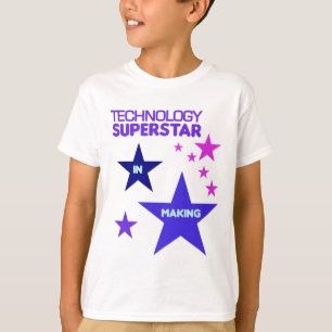 Camiseta Camisas superestrella de tecnología para niños
