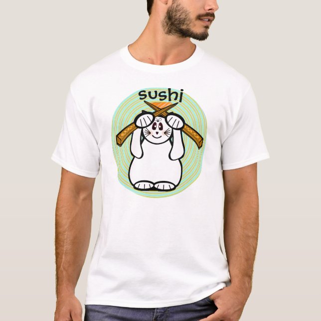 Camiseta Camisas sushi - (Anverso)