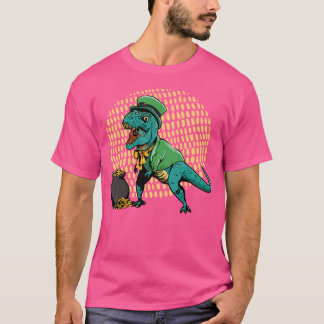 Camiseta Camisas T-Rex Del Día De San Patricio En St Patric