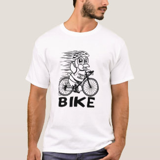 Camiseta Camisas Tee de Ciclismo en Bicicleta Pingüino