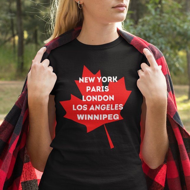 Camiseta Camisas Tee de Winnipeg Canada (Winnipeg T Shirt )