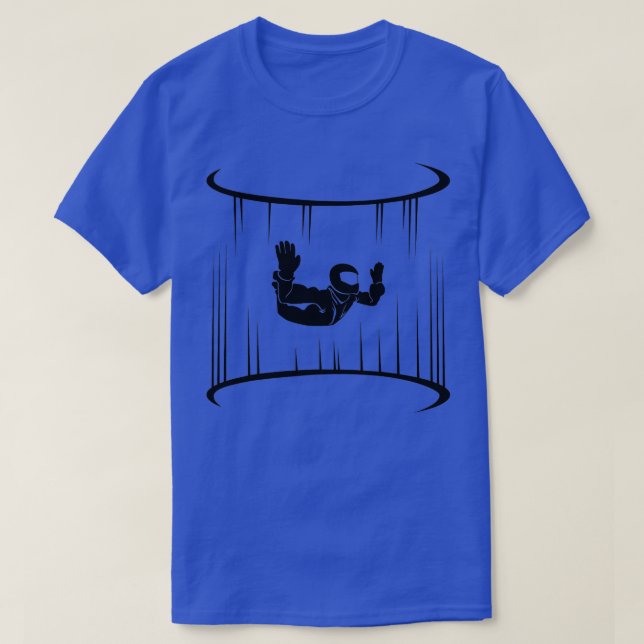Camiseta Camisas Tee del Túnel de Viento de Skydiving Inter (Diseño del anverso)