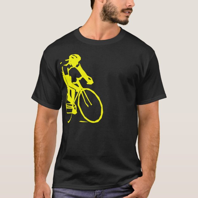 Camiseta Camisas Tee Personalizadas de Ciclismo de Diseñado (Anverso)