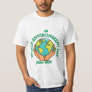 Camiseta Camisas temáticas del Día Mundial del Medio Ambien