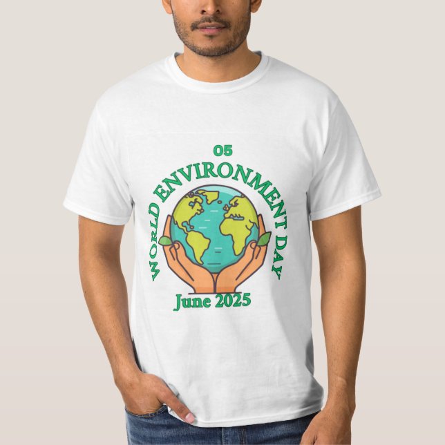 Camiseta Camisas temáticas del Día Mundial del Medio Ambien (Anverso)