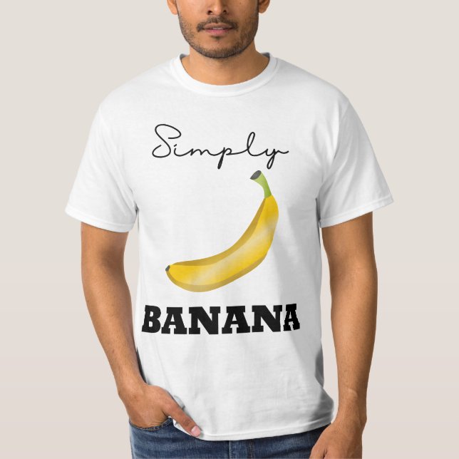 Camiseta Camisas temáticas simplemente bananeras (Anverso)