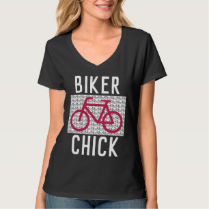 CAMISETA CAMISAS TÍS BIKE BIKER CHICK LADIES