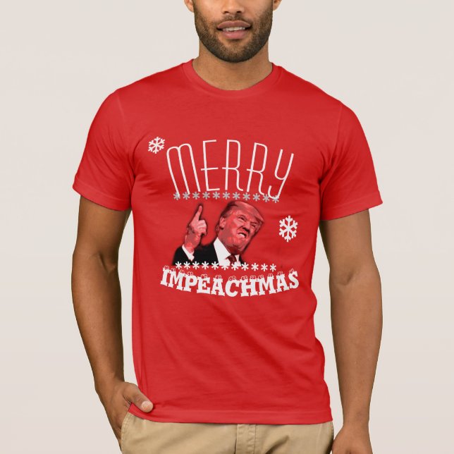Camiseta Camisas Trump de merry Impeachmas perdedoras (Anverso)