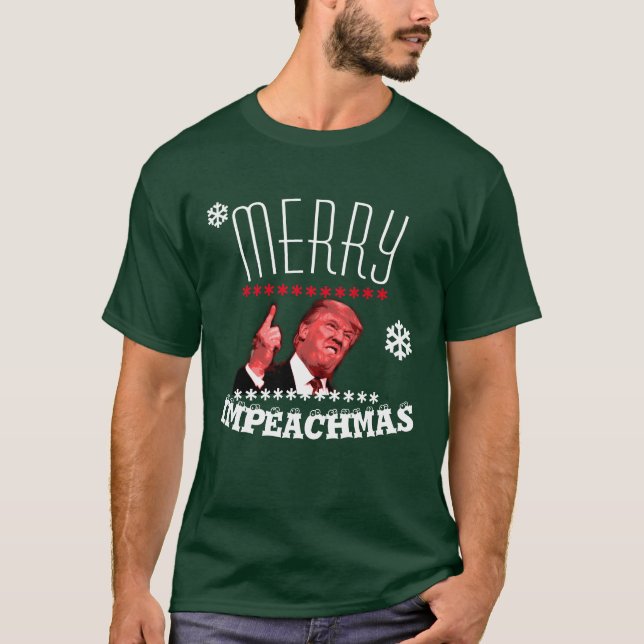 Camiseta Camisas Trump de merry Impeachmas perdedoras (Anverso)