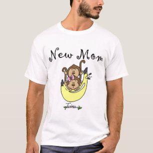 Camiseta Camisas Twin Boy y Chica New Mom
