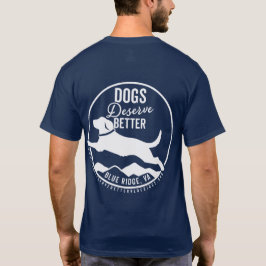 Camiseta Camisas Unisex - Logotipo Blanco Delantero/Atrás