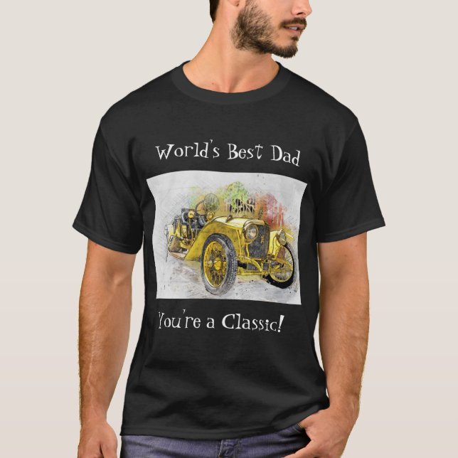 Camiseta Camisas Vintage Classic Car T (Anverso)